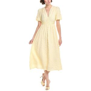 Colette Rose Womens  Midi Dress, Yellow